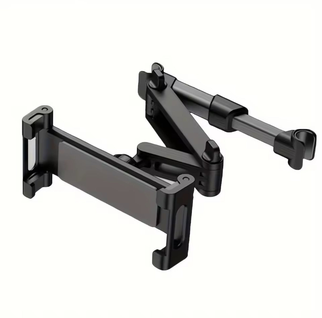 Universal Car Headrest Tablet Holder - 360° Rotating Backseat Mount for iPad & Tablets
